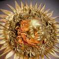 The Sun - Clay Sculpture, 25x25cm